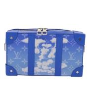 Pre-owned Canvas shoulder-bags Louis Vuitton Vintage , Blue , Dames