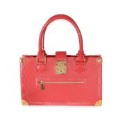 Pre-owned Leather handbags Louis Vuitton Vintage , Red , Dames