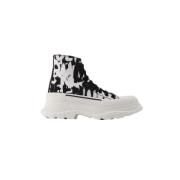 Pre-owned Leather sneakers Alexander McQueen Pre-owned , Multicolor , ...
