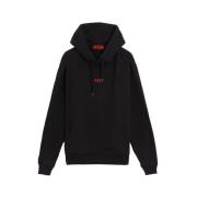 Hoodie met Unieke Stijl 424 , Black , Heren