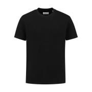 Crewneck Loose Fit T-shirt Korte Mouw Pure Path , Black , Heren