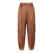 Cargo Satijnen Broek in Tan Nenette , Brown , Dames