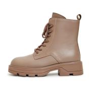 Gezellige Veterschoenen Winter Enkellaarzen Cesare Gaspari , Brown , D...