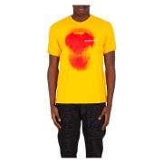 Psychedelische Print T-shirt Misbhv , Yellow , Heren