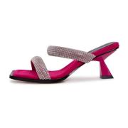 Jewel High Heeled Sandals Cesare Gaspari , Pink , Dames