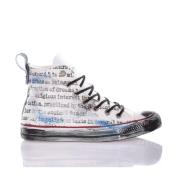Handgemaakte Witte Sneakers Aangepaste Schoenen Converse , Multicolor ...