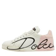 Pre-owned Leather sneakers Dolce & Gabbana Pre-owned , Multicolor , Da...