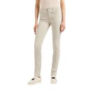 Stijlvolle Denim Jack Emporio Armani , Beige , Dames