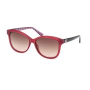 Ronde zonnebril voor vrouwen Guess , Red , Dames