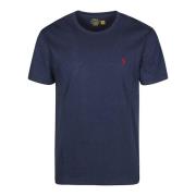 Klassiek Heren Basis T-Shirt Ralph Lauren , Blue , Heren