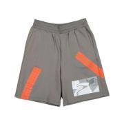 Grafische Streetwear Shorts A-Cold-Wall , Gray , Heren