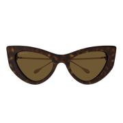 Platte Voorkant Cat-Eye Zonnebril Gg1565S Gucci , Brown , Dames