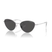 Silver/Dark Grey Sunglasses Sk7016 Swarovski , Gray , Dames
