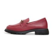 Platform Loafers - Bordeaux Cesare Gaspari , Red , Dames