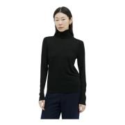 Wollen Turtleneck Sweater Chloé , Black , Dames