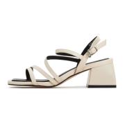 Elegante Block Heels Sandalen - Beige Cesare Gaspari , Beige , Dames