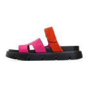 Elegante Platform Mules - Roze Cesare Gaspari , Pink , Dames