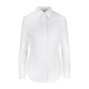 Klassieke Witte Katoenen Overhemd Thom Browne , White , Dames