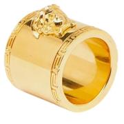Pre-owned Metal rings Versace Pre-owned , Yellow , Dames