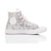 Handgemaakte Zilveren Sneakers voor Vrouwen Converse , Gray , Dames