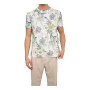 Roma Wit T-Shirt Etro , Multicolor , Heren