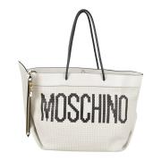 Stijlvolle Tassen Collectie Moschino , White , Dames