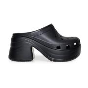 Siren Clog Sandalen Lente/Zomer Collectie Crocs , Black , Dames