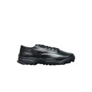 Leren sneaker met trackzool Y-3 , Black , Heren