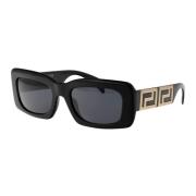 Stijlvolle zonnebril met model 0Ve4444U Versace , Black , Dames