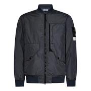 Stijlvolle Jassen voor Heren Stone Island , Black , Heren