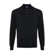 Blauwe Polo Sweater Drumohr , Blue , Heren