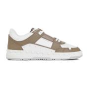 Witte Leren Sneaker Valentino Garavani , Multicolor , Heren