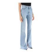 Straight Jeans Alessandra Rich , Blue , Dames