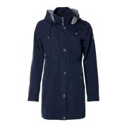 Stijlvolle Waterdichte Winterjas Navy Danwear , Blue , Dames