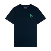 Logo T-Shirt Lyle & Scott , Blue , Heren