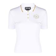 Stijlvolle Polo Shirt Collectie Versace Jeans Couture , White , Dames