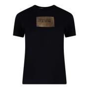 Stijlvolle T-shirts en Polos Versace Jeans Couture , Black , Dames