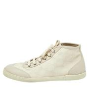 Pre-owned Canvas sneakers Gucci Vintage , Beige , Dames