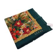 Pre-owned Silk scarves Gucci Vintage , Multicolor , Dames