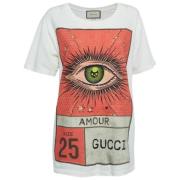 Pre-owned Cotton tops Gucci Vintage , White , Dames