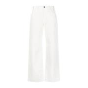 Witte Bootcut Jeans The Row , White , Dames