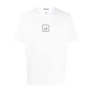 Metropolis Grafische Print T-shirt C.p. Company , White , Heren