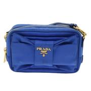 Pre-owned Fabric prada-bags Prada Vintage , Blue , Dames