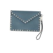 Pre-owned Leather pouches Valentino Vintage , Blue , Dames