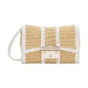 Boog-geïnspireerde Mini Crossbody Tas Furla , Beige , Dames