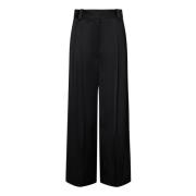 Trousers Khaite , Black , Dames