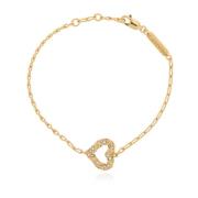 Armband met hartvormige hanger Lanvin , Yellow , Dames