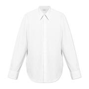 Shirt met logo Salvatore Ferragamo , Beige , Heren