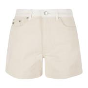 Banana Denim Shorts Stella McCartney , Beige , Dames