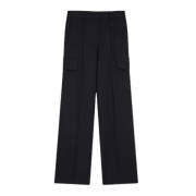 Wide Trousers Stella McCartney , Blue , Dames